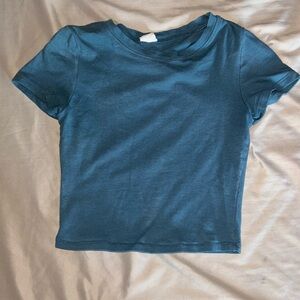 Selling a dark blue baby tee!
